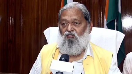 BJP leader Anil Vij is in a strange mood.