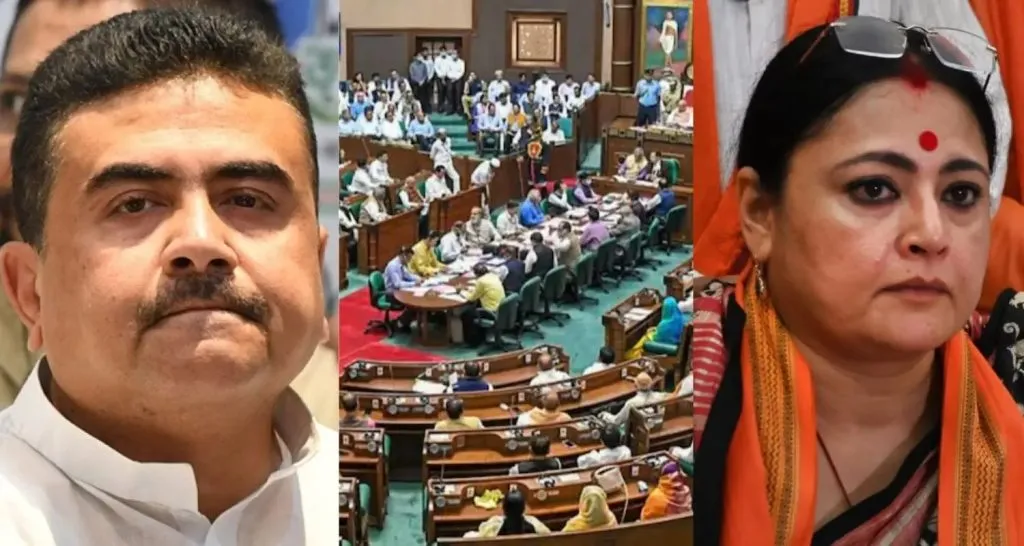 Uproar in Bengal Assembly, 4 BJP MLAs suspended