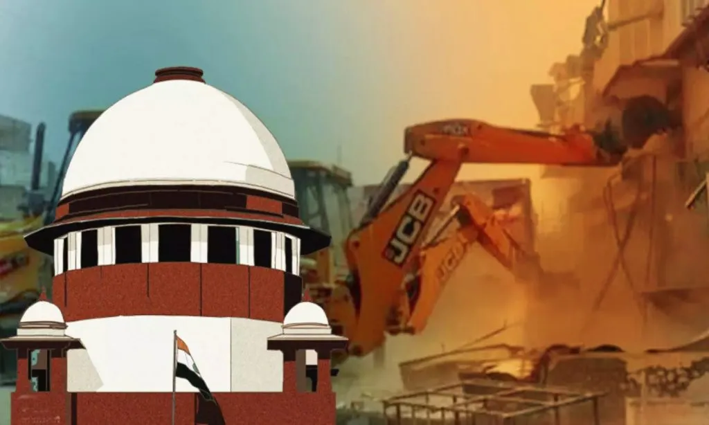 बुलडोझर कारवाई उच्च न्यायालयात न्या Bulldozer action taken in High Court