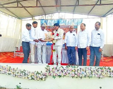Absence of MLA Shivaji Patil at the felicitation ceremony