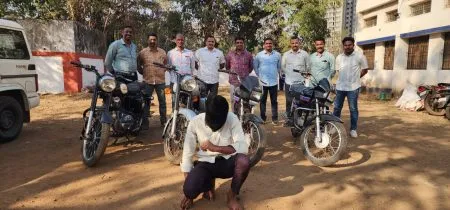 Two-wheeler theft; Youth along with two minors arrested