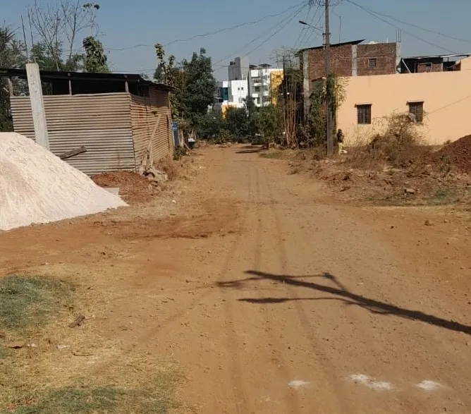 ४० वर्षात ना रस्ता… ना गटार ! No road... No drainage in 40 years!