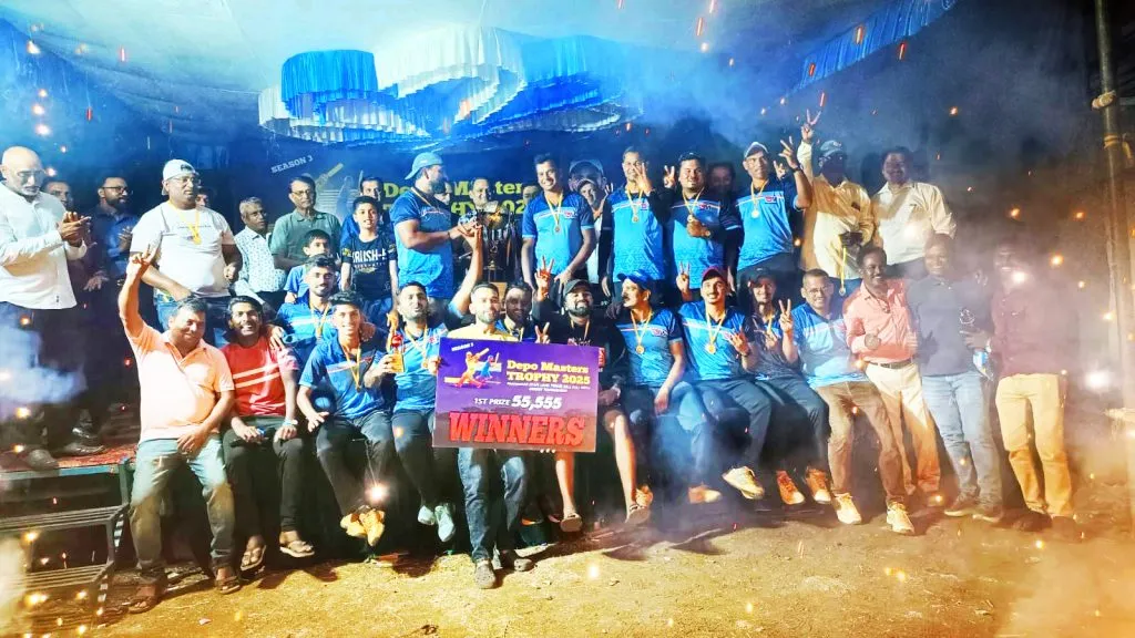 Depot Masters team wins championship in cricket tournament