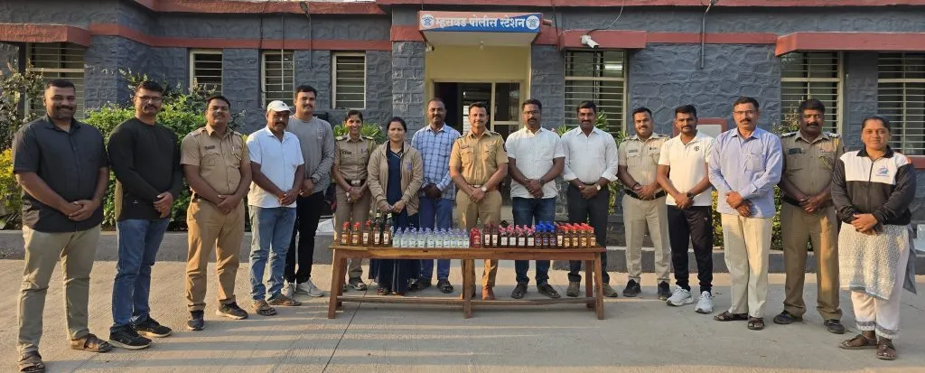 Mhaswad police conduct raids on illegal businesses