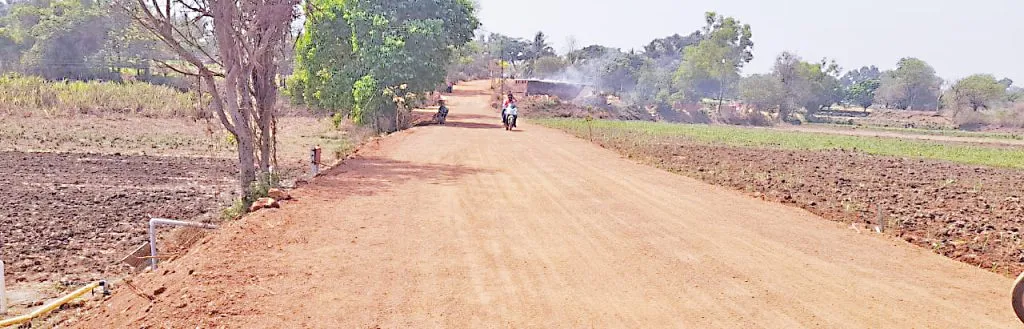 नंदिहळ्ळी-गर्लगुंजी रस्ता कामाला सुरुवात Nandihalli-Girlgunji road work begins