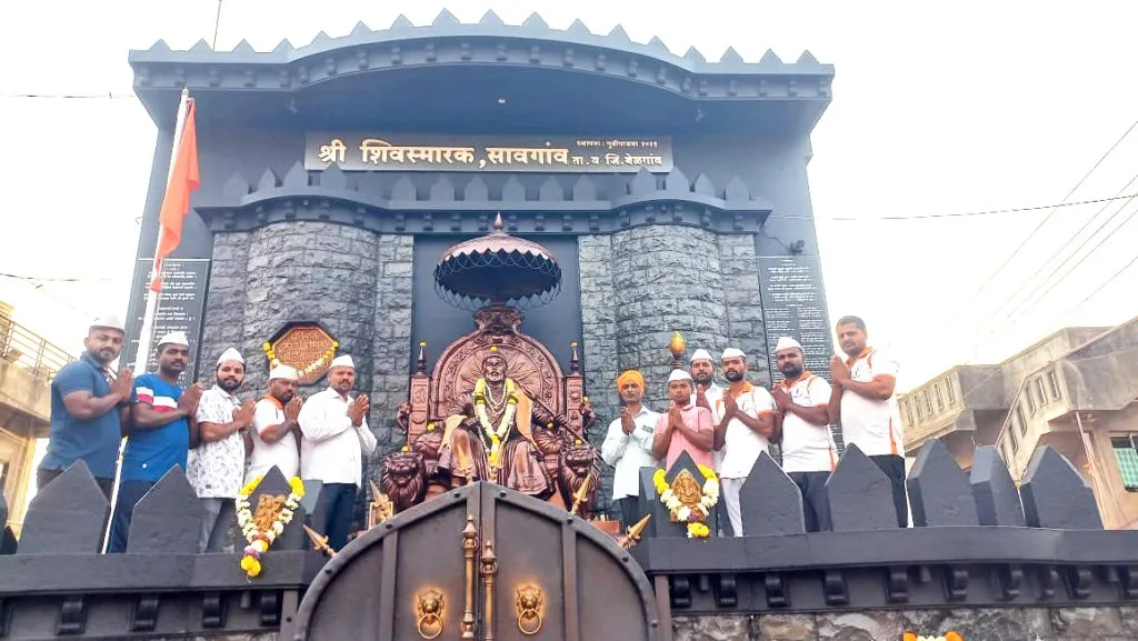 Shiv Jayanti celebrated with enthusiasm as per the date in Savgaon