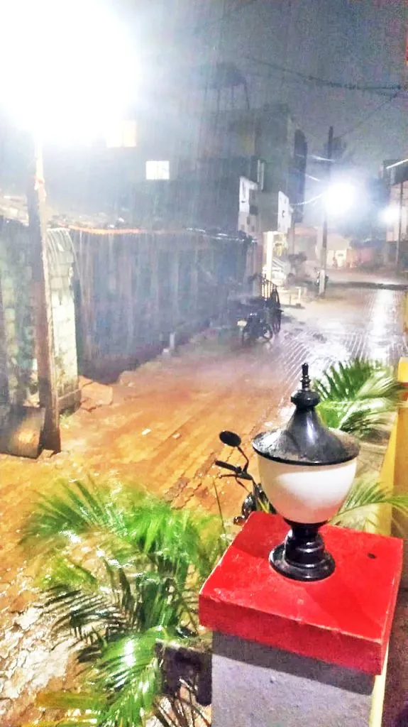 Rain in Kangrali Budruk area