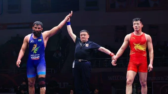 India's Sunil Kumar wins bronze at Asian Wrestling Championships