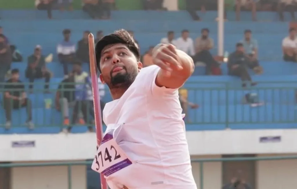Shashank Patil wins gold in national javelin throw