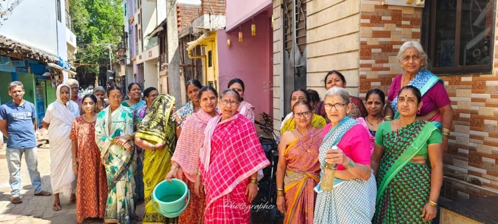Drainage and water supply in Chavat Gali