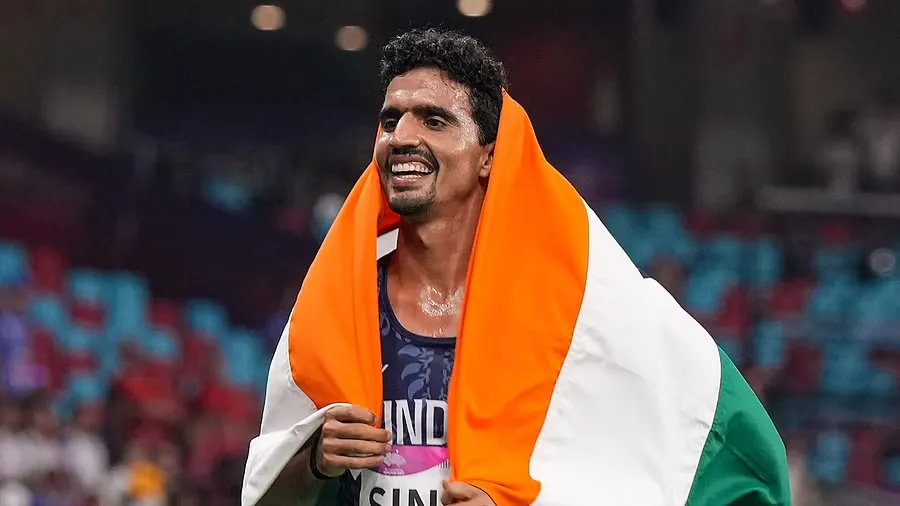 Gulvir Singh's new national record