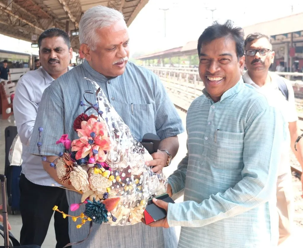 भाजप राष्ट्रीय सरचिटणीस बी. एल. संतोष गोव्यात BJP National General Secretary B. L. Santosh in Goa