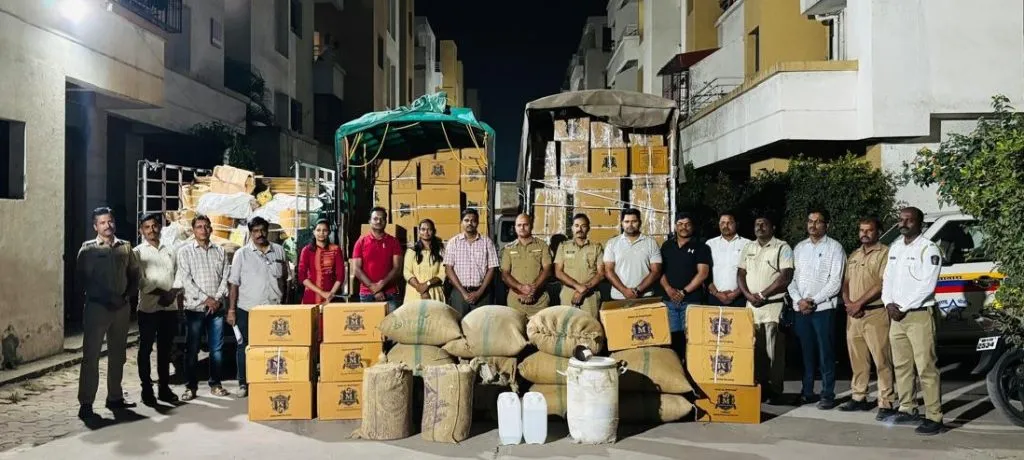 Raid on illegal gutkha industry in Shirwal