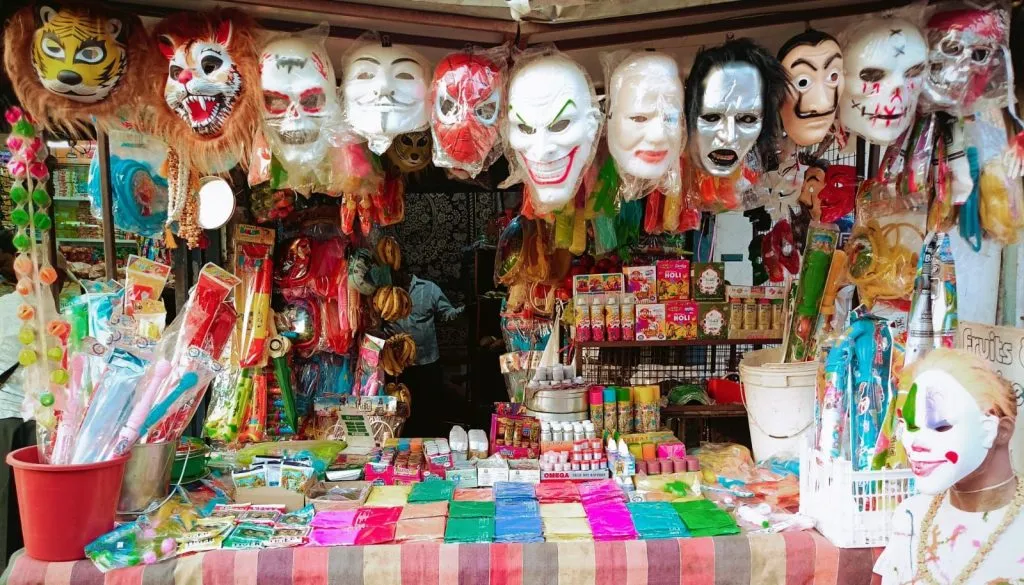 The city is facing a dust storm.