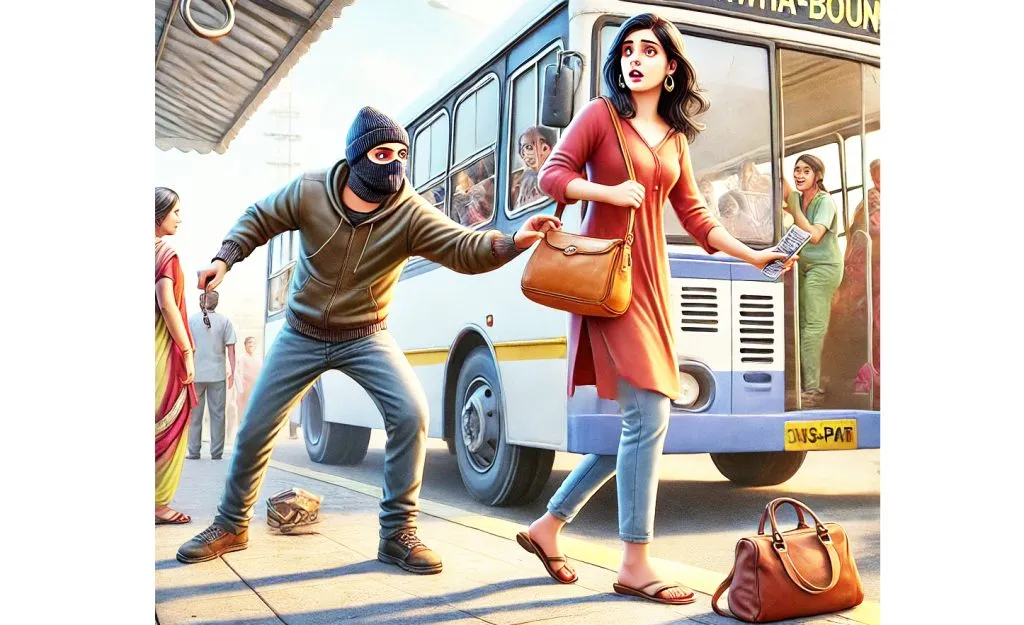 Types of jewelry theft at the central bus station