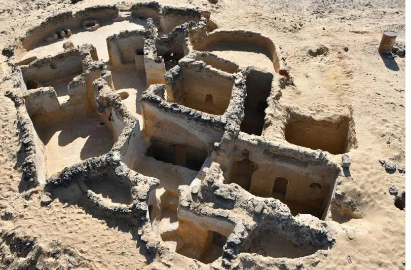 The golden city buried in the Egyptian desert