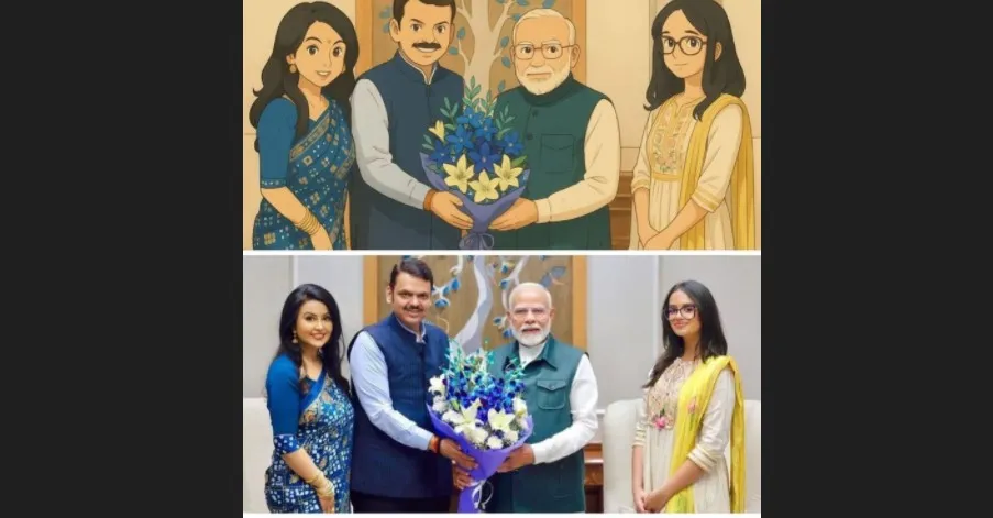 पंतप्रधानांसह कोल्हापूरातील नेत्यांना ‘जिब्लीची’ भुरळ PM and Kolhapur Leaders Fascinated by ghibli