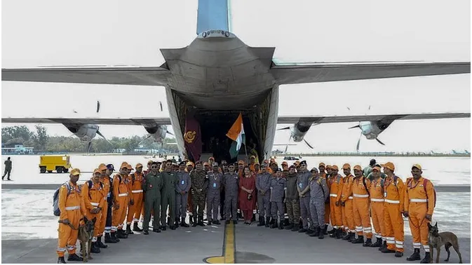 India's 'Operation Brahma' for earthquake victims