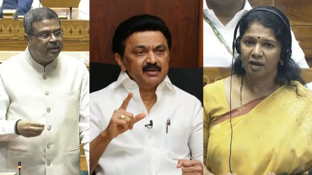 Huge uproar in Parliament over three-language formula