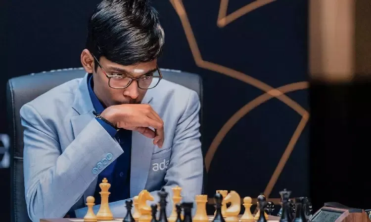 Praggnanand defeats Kemar, joins Aravind at the top