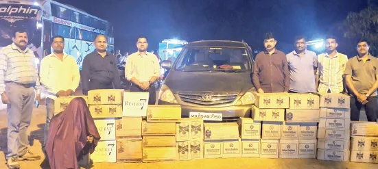 Liquor worth ₹3.25 lakh seized in Banda