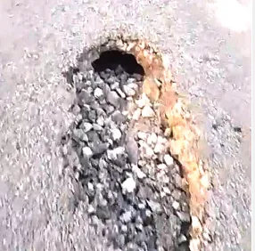 Contractors' haste: Drainage gets exposed in just one rain