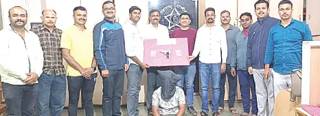 Locally-made pistol and cartridges seized, one arrested