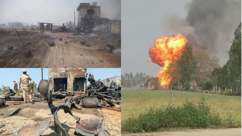 350 cylinders explode in a warehouse in Bareilly