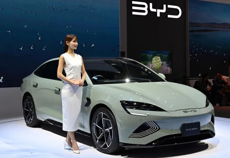 BYD makes a big leap in car sales, Tesla lags behind