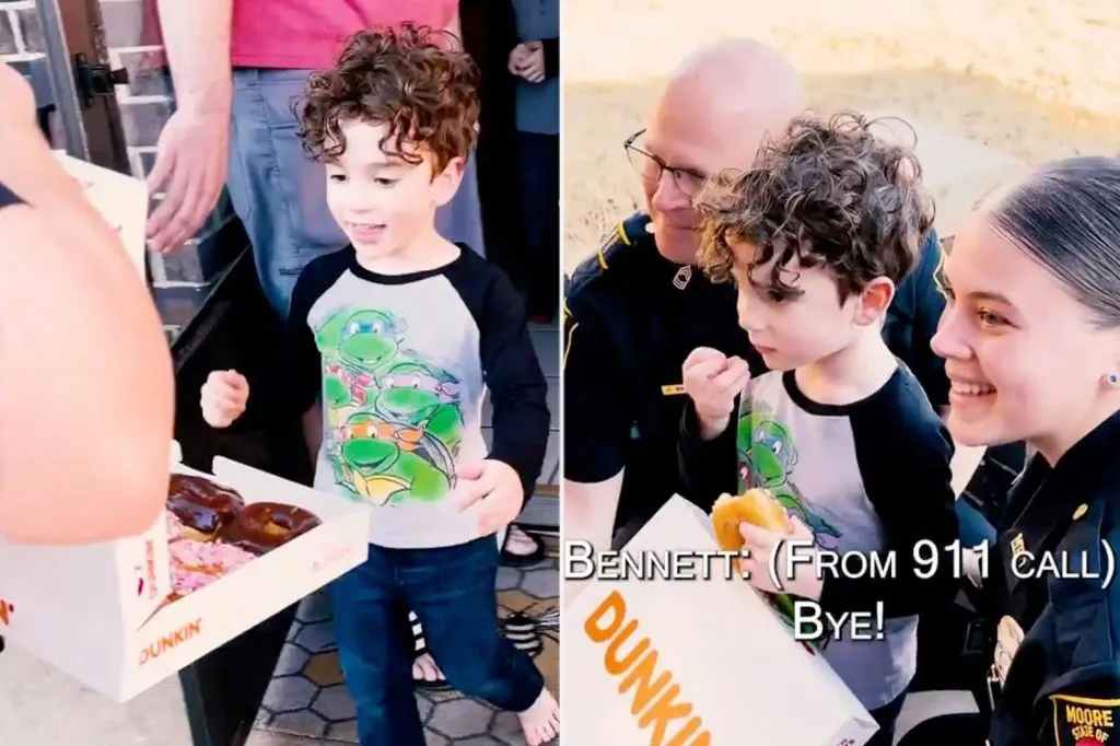 A toddler's call, a surprising response from the police