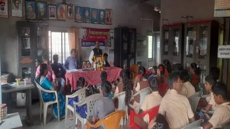 दाणोली वाचनालयाच्यावतीने मराठी भाषा दिन साजरा