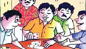 A three-card gambling den operates under the guise of a poultry farm