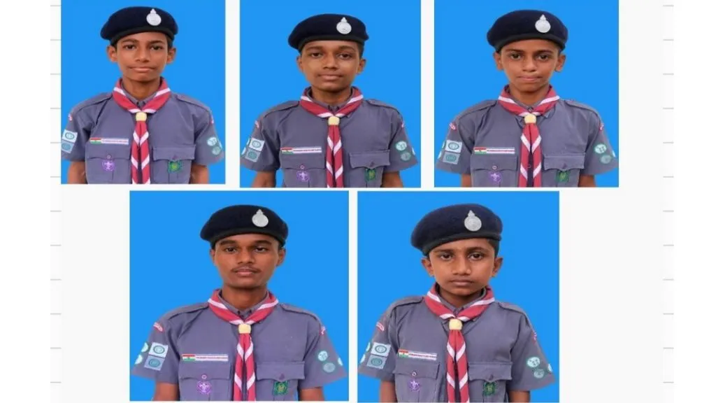 कोलगाव विद्यालयाचे ५ विद्यार्थी स्काऊट गाईड राज्य पुरस्काराचे मानकरी