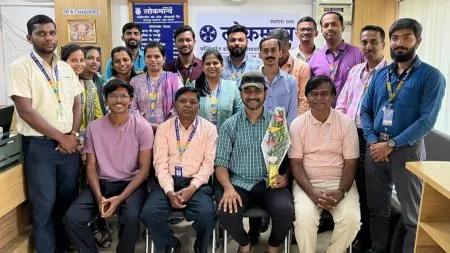 ‘भेरा ‘ चित्रपटाच्या दिग्दर्शक ,कलाकारांची ‘लोकमान्य’ ला भेट