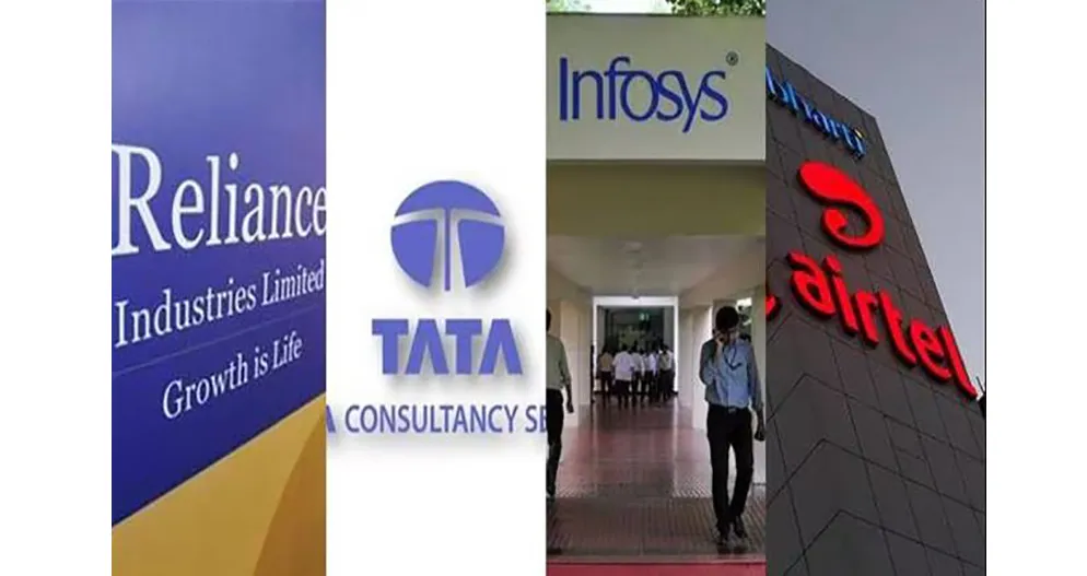 Market capitalization value of 7 companies increased