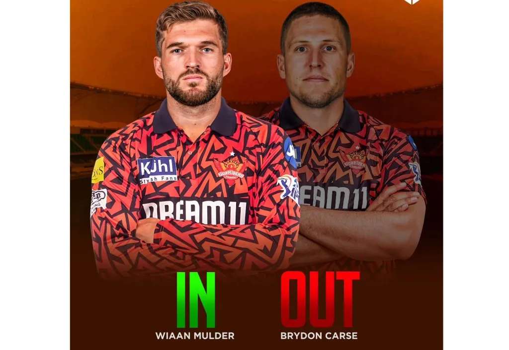 Mulder replaces Karse in Hyderabad squad