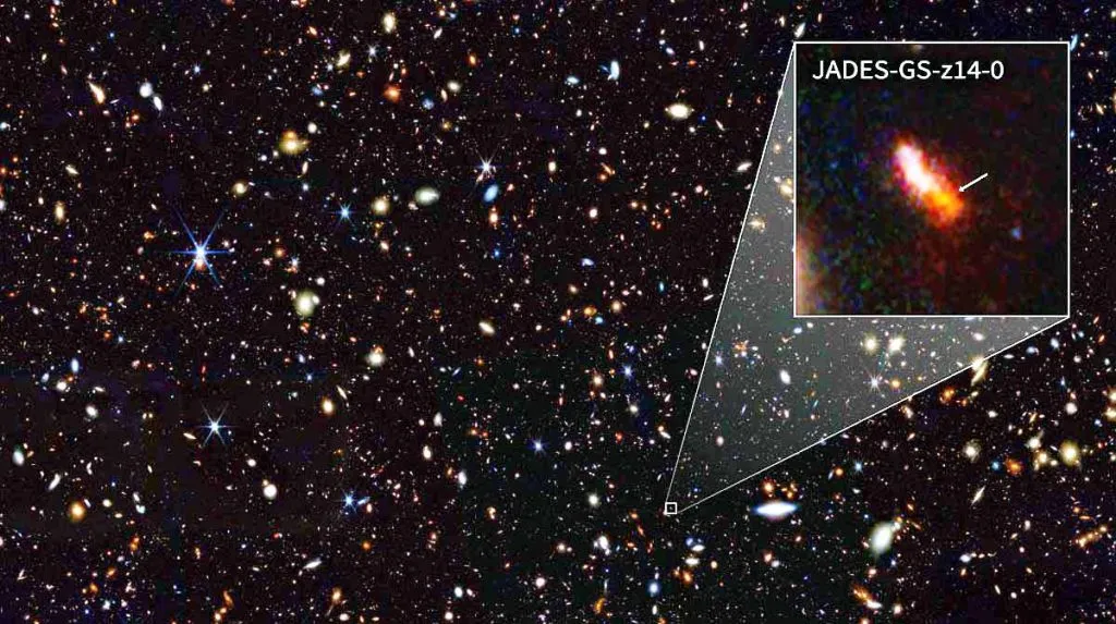 Ancient galaxies contain large amounts of oxygen