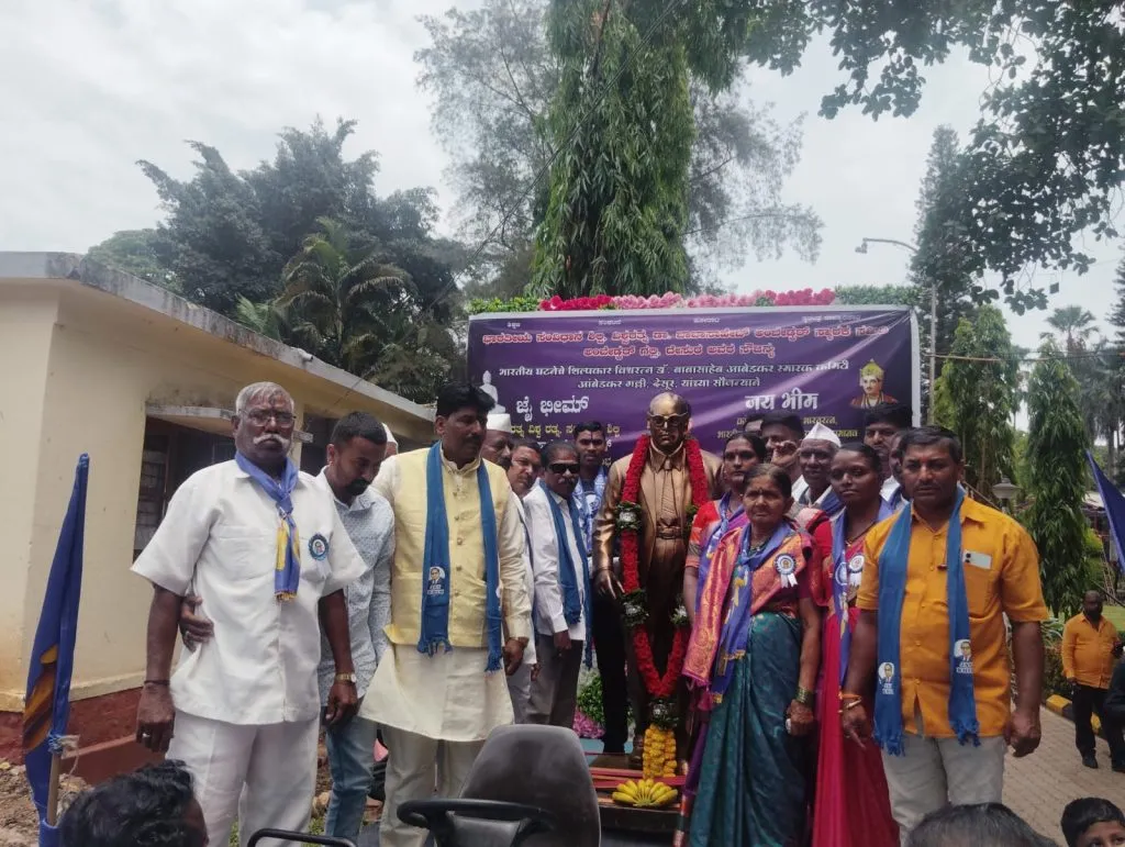 Dr. Ambedkar statue installed in Desaru