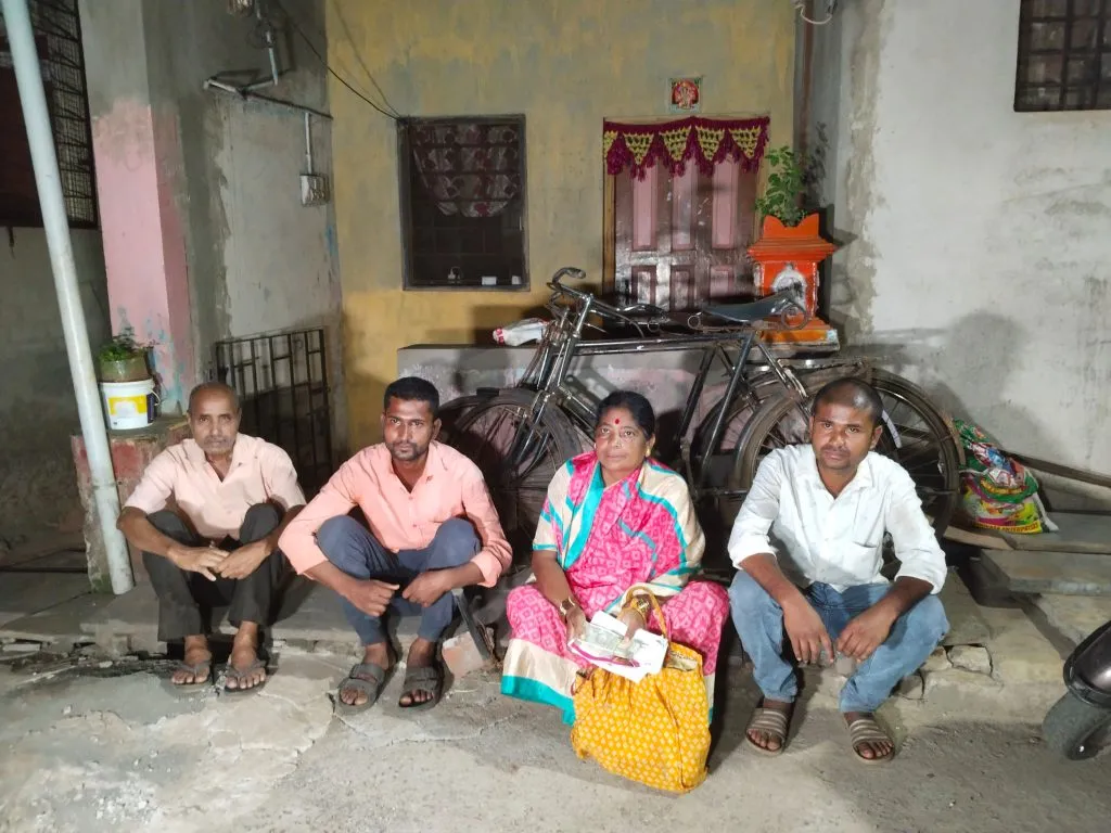 Family members were evicted from their homes due to unpaid loan installments.