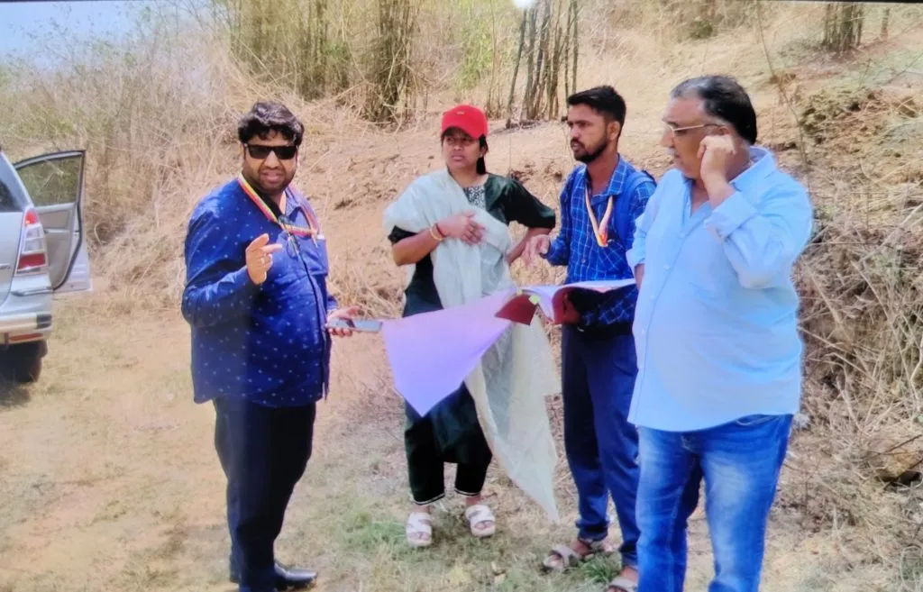 वैद्यकीय कचरा-एबीसी सेंटरसाठी भेंडीगेरी येथे जागेची पाहणी Site inspection at Bhendigeri for medical waste-ABC center