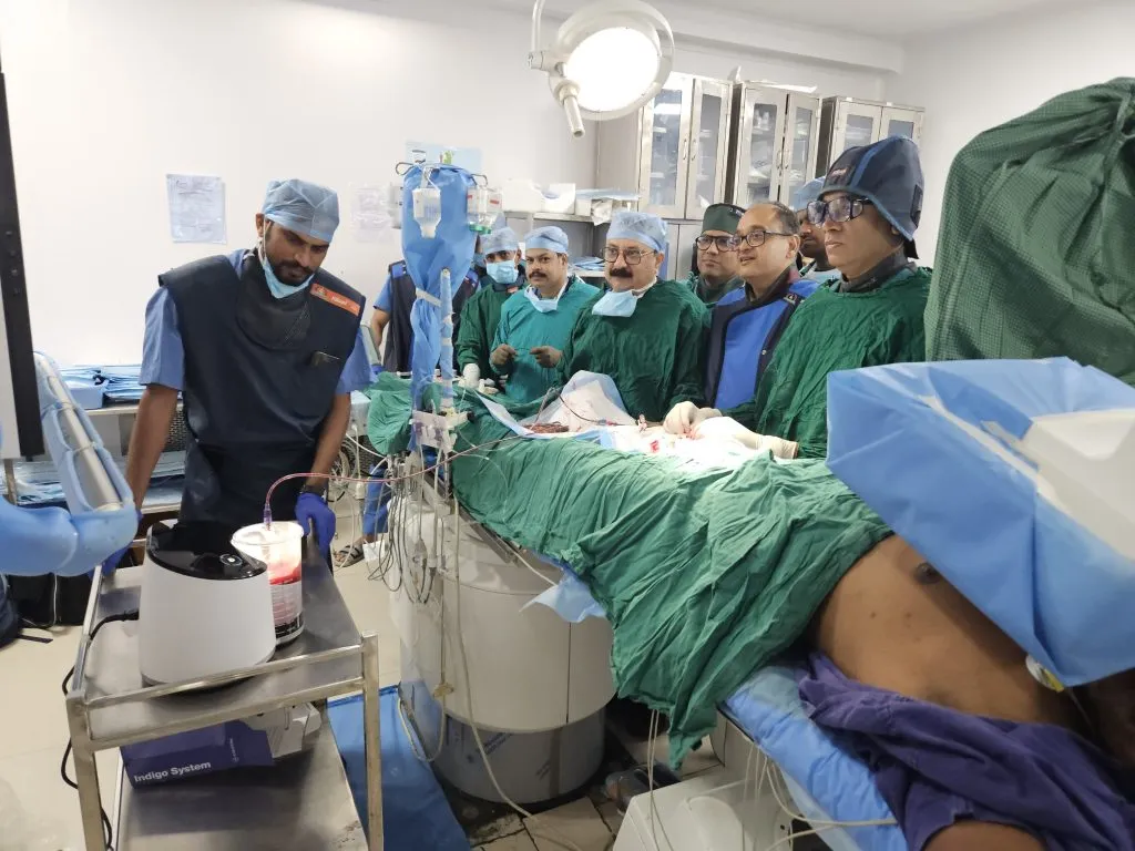 डॉ.कोरे रुग्णालयात पल्मनरी मेकॅनिकल थ्रोम्बोक्टमी उपचाराद्वारे रुग्णाला जीवदान Pulmonary mechanical thrombectomy treatment saves patient's life at Dr. Kore Hospital