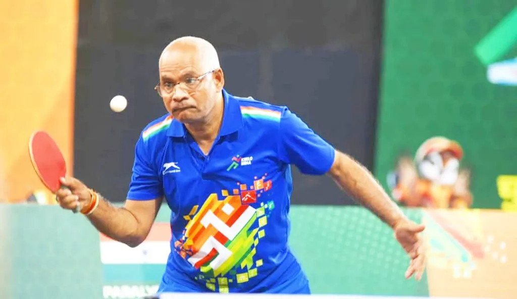 Sanjeev Hamanna wins gold at Khelo India Para Table Tennis Championship