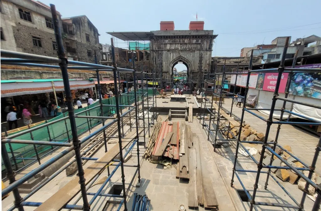 Construction of Garud Mandap to Begin in Eight Days