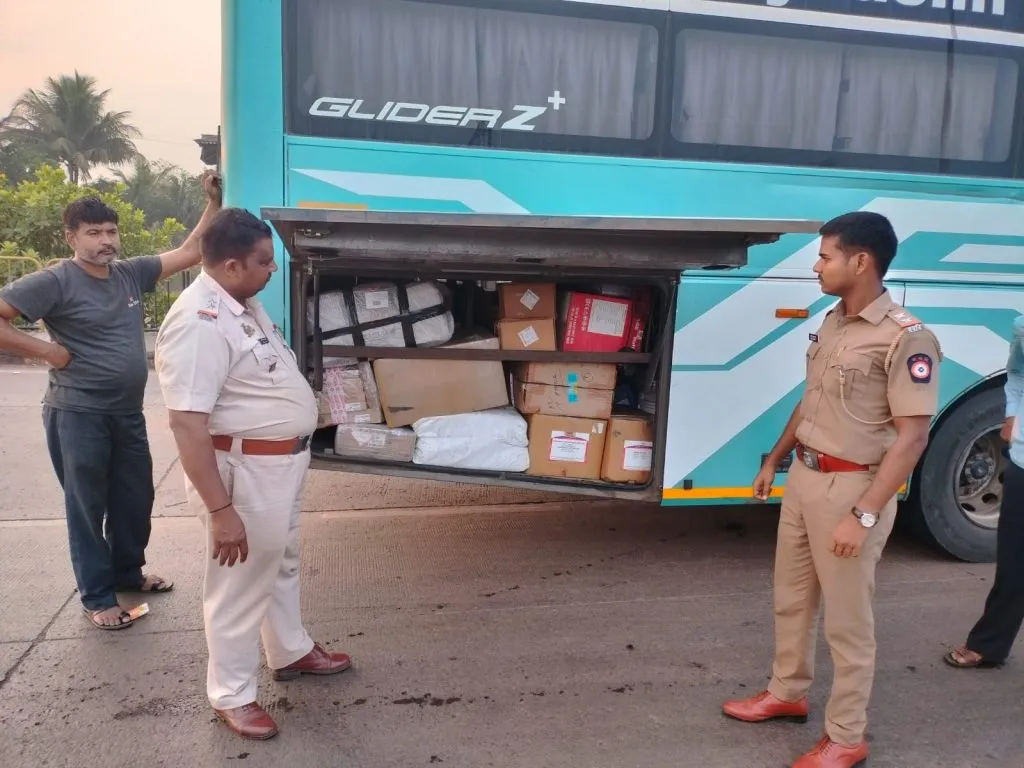 Action Taken Against 20 Private Buses Transporting Goods