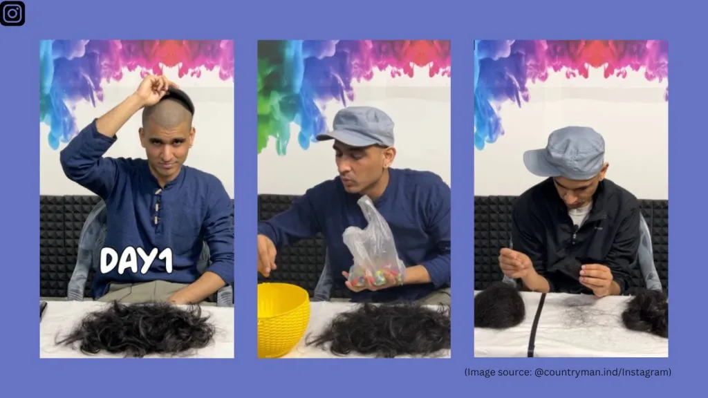 It took 5 days to count the hairs on the head.