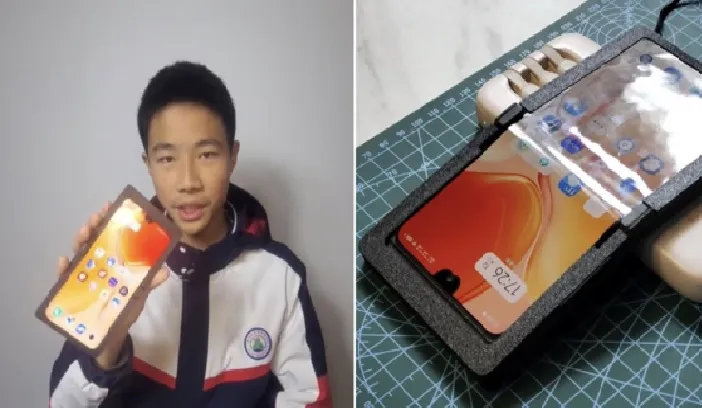School student builds his own smartphone