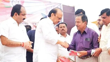 … अन् खूश होऊन ‘त्यांनी’ DCM अजित पवारांना थेट सातारी कंदी पेढाच भरवला! Minister approved commission shopkeepers 1 quintal food grains