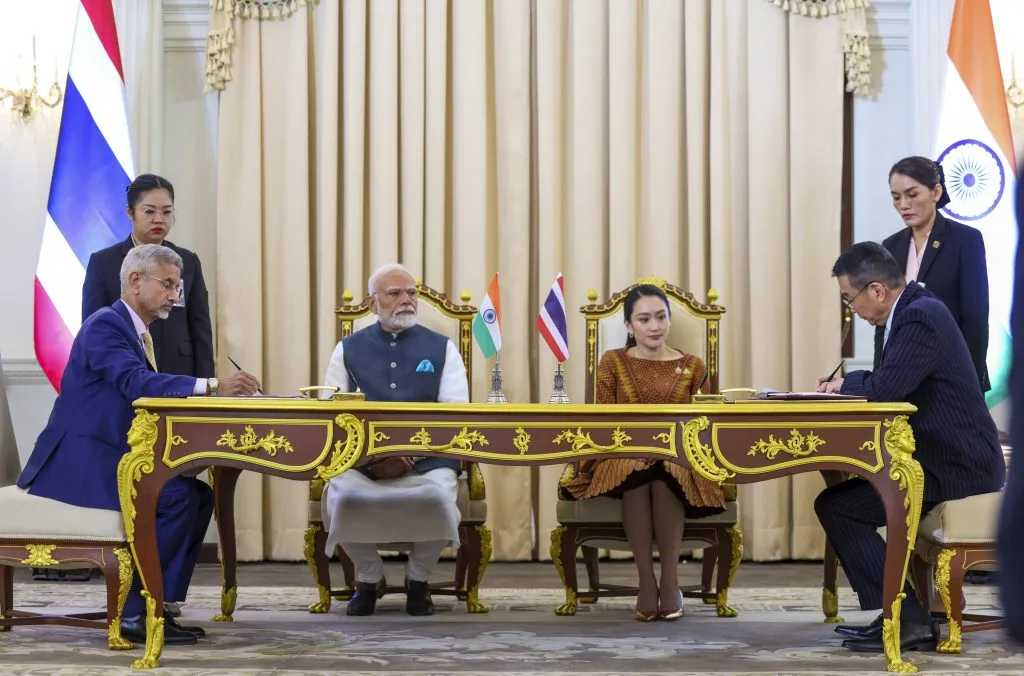 PM Modi receives a grand welcome in Thailand