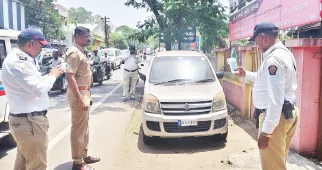 Action taken against 29 improperly parked vehicles