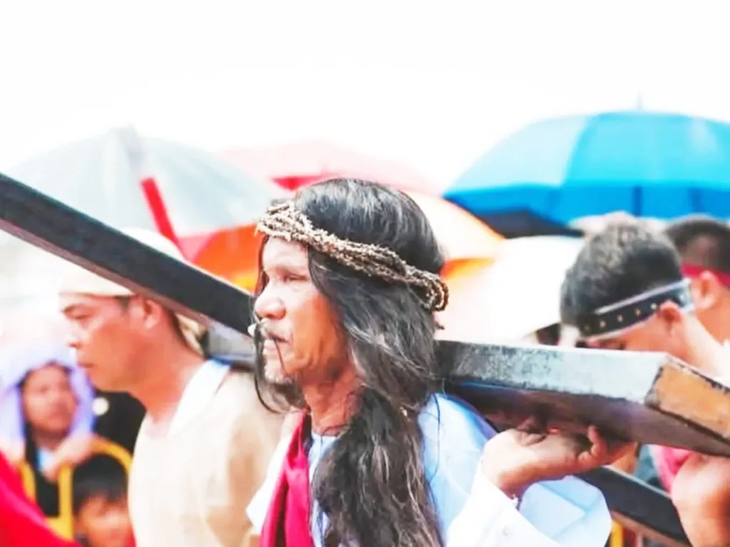 Thirty-six times on the cross...